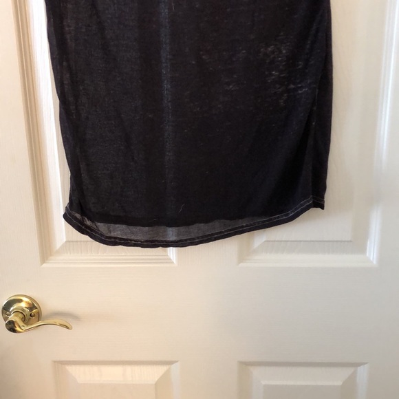 Gray + White Striped Tee - Picture 8 of 9